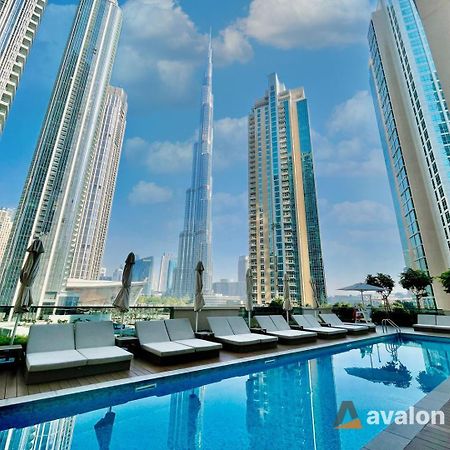 Avalonstay - Luxury 1Br Apt In Downtown Dubai-Brand New-Burj Khalifa & Fountain Views From Pool Exterior foto