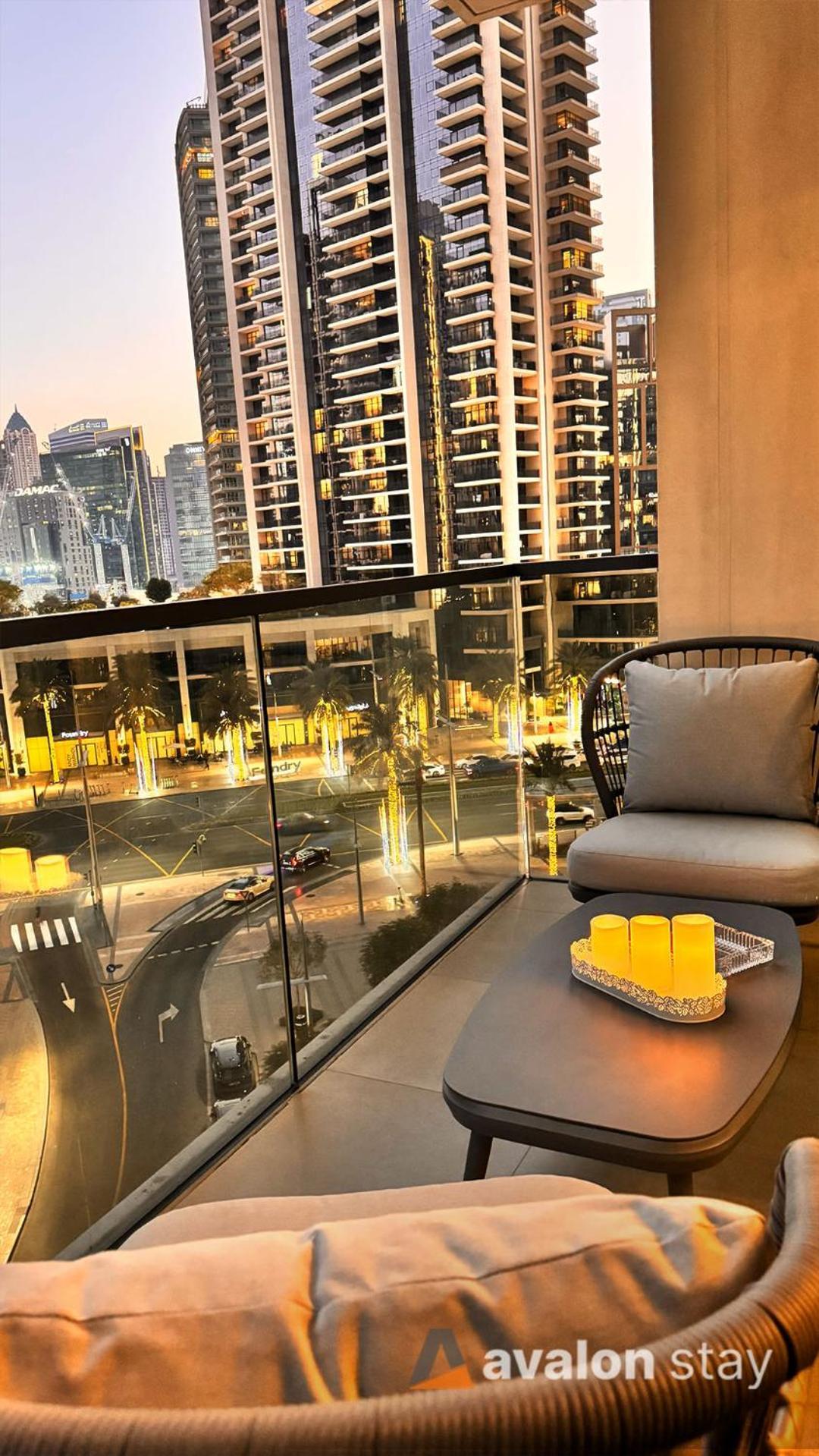 Avalonstay - Luxury 1Br Apt In Downtown Dubai-Brand New-Burj Khalifa & Fountain Views From Pool Exterior foto