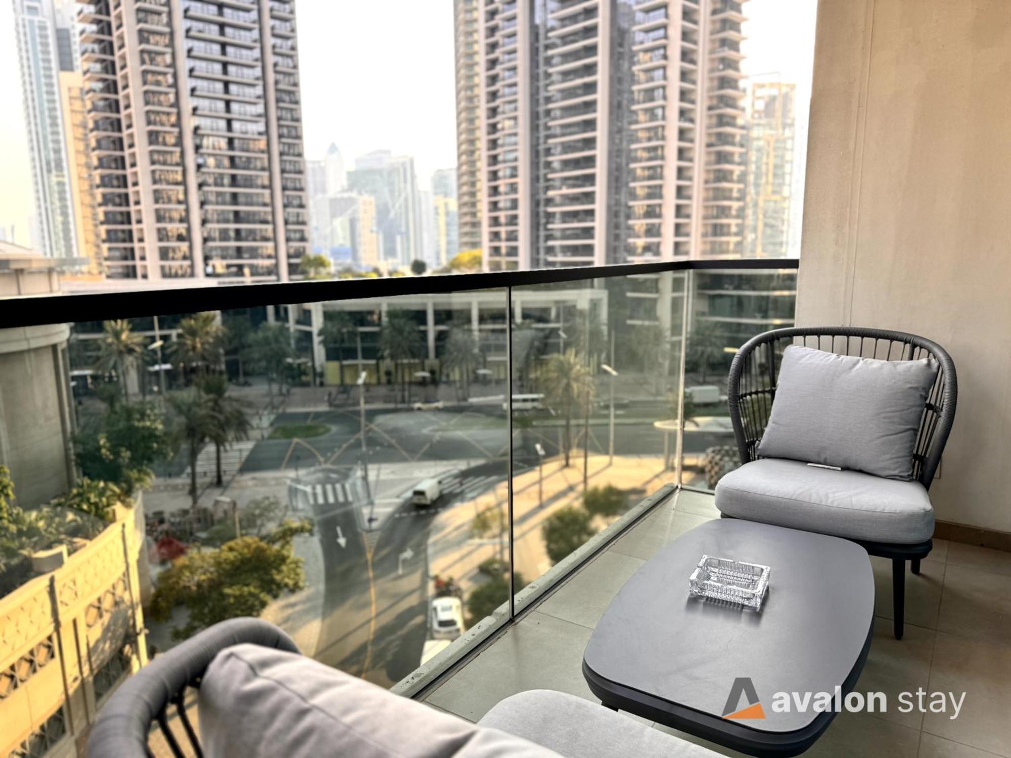 Avalonstay - Luxury 1Br Apt In Downtown Dubai-Brand New-Burj Khalifa & Fountain Views From Pool Exterior foto